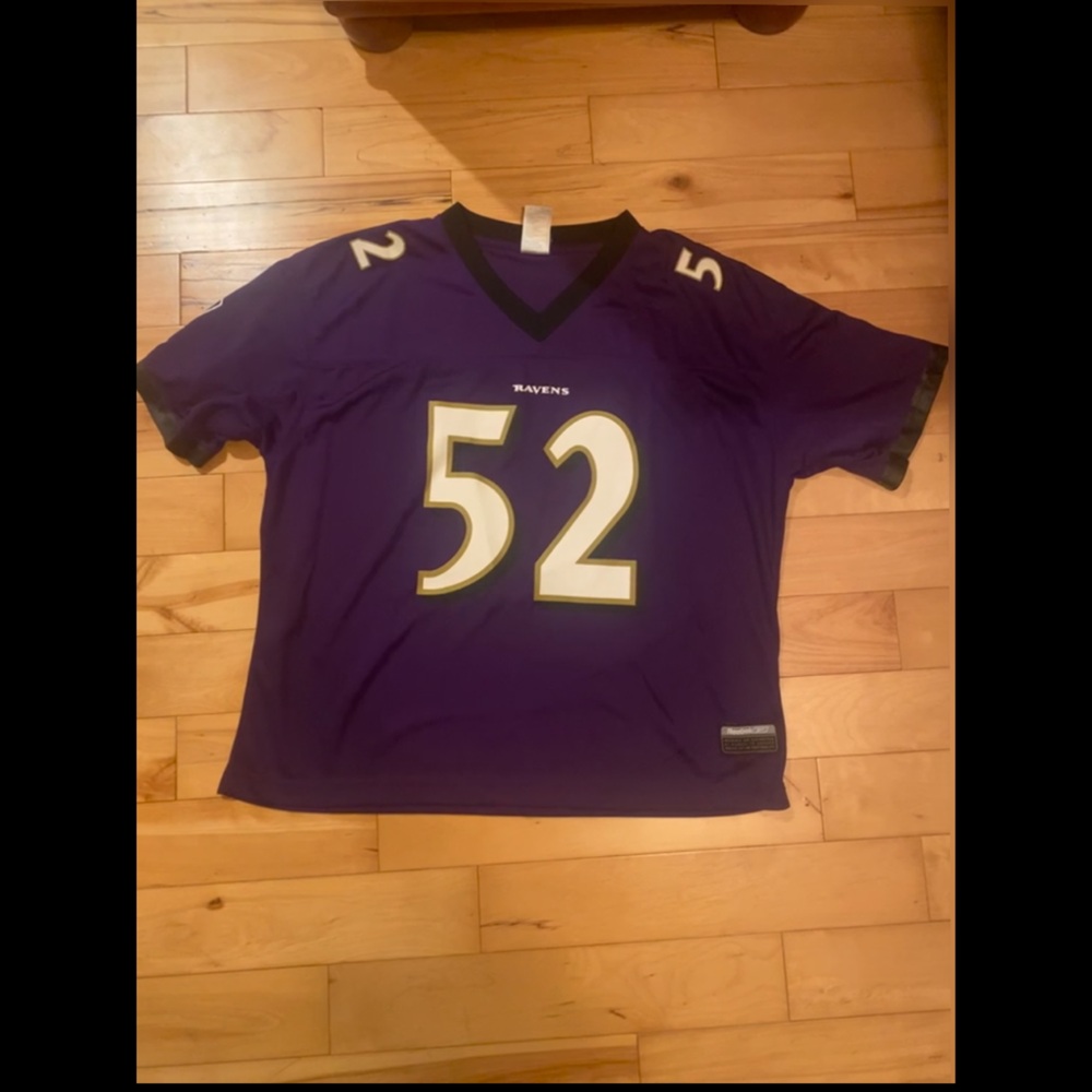 Purple Ray Lewis Football Jersey